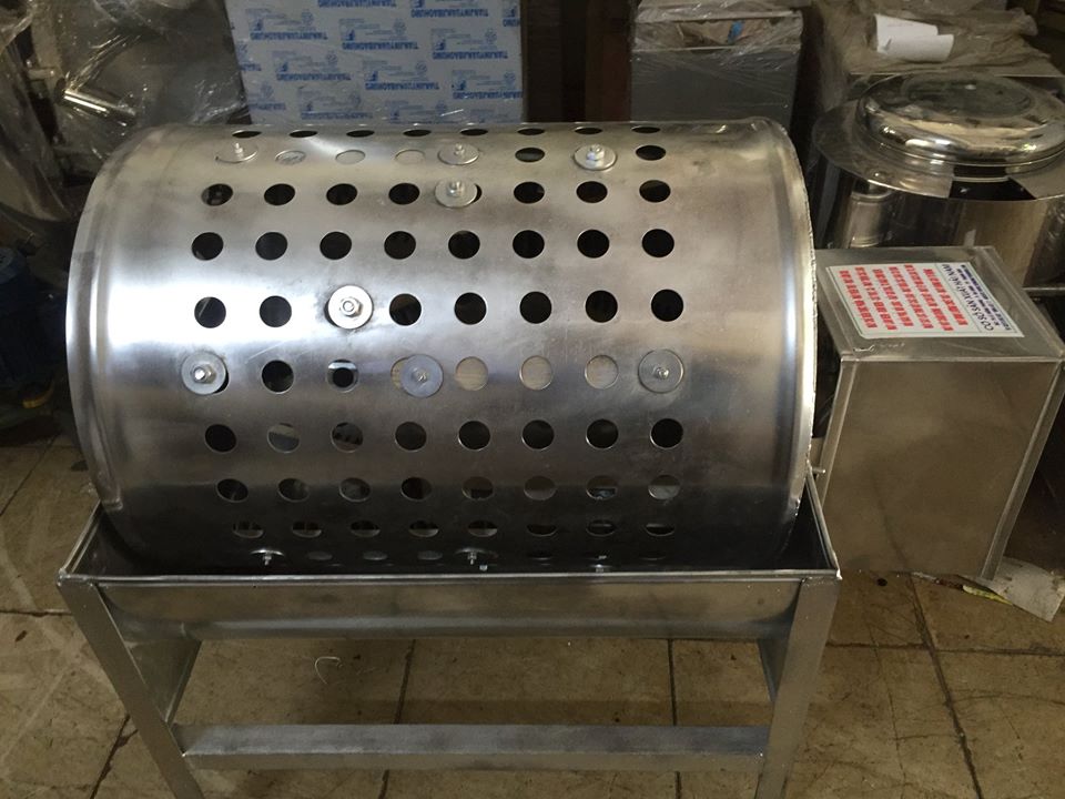 Máy Rửa Củ Quả Lồng Ngang